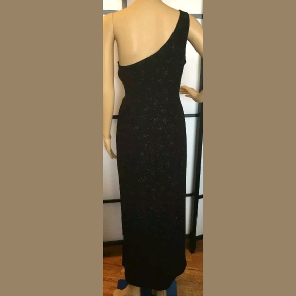 Ronni Nicole Black One Shoulder Bodycon Dress 6P - Picture 2 of 7